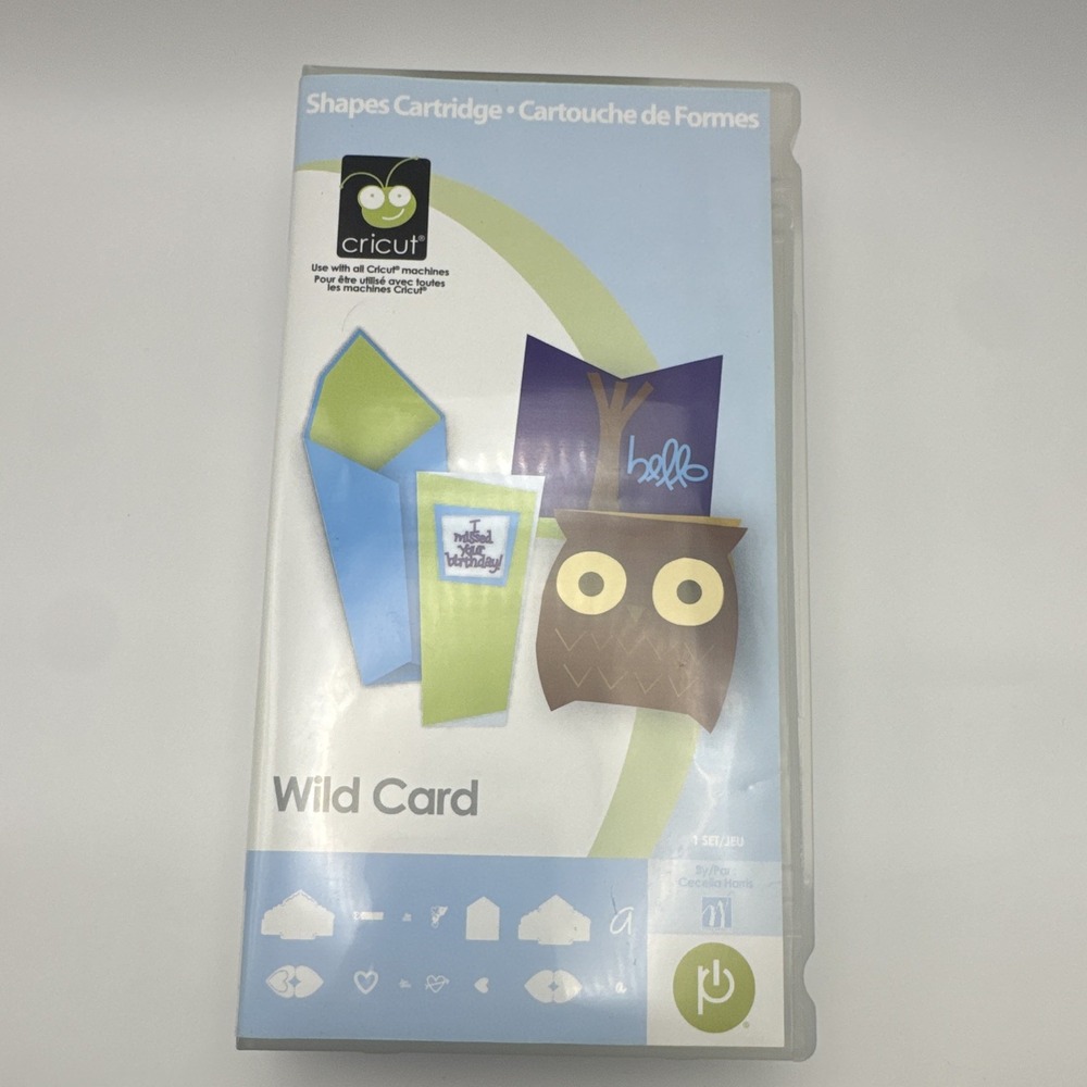 Cricut Wild Card Cartridge Die Cutting Embossing Shapes Provo Craft 290591